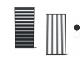 Pergoline Seitenwandpaneel für Pavillon Trumpf und Superior Pergola, aus Aluminium