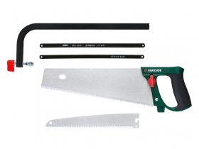 PARKSIDE® Handsägen-Set, Bügel-, Zug- und Fuchsschwanzsäge