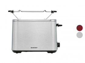 SILVERCREST® KITCHEN TOOLS Doppelschlitz-Toaster Edelstahl »STE 850 E1«