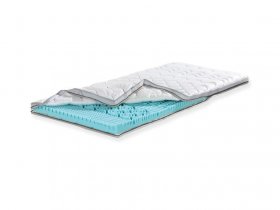 f.a.n. Topper »XXL Soft Plus«, Kaltschaum-Kern, Bezug mit Klimaband für optimale Belüftung