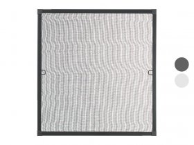 LIVARNO home Alu-Teleskop-Insektenschutzfenster, 120 x 140 cm