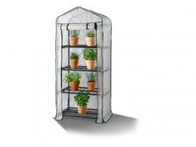 PARKSIDE® Gewächshaus, 69 x 160 x 49 cm, mit Regalböden