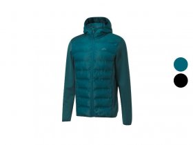 CRIVIT Herren Hybridjacke, wasserabweisendes Obermaterial