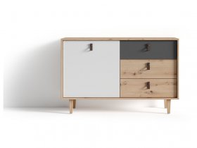 byLIVING Kommode »Bill«, Artisan Eichen-Optik