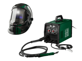 PARKSIDE® Schweißgerät Multi »PMSG 200 A2« + Schweißhelm Automatik mit LED schwarz/grün