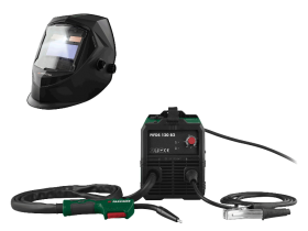 PARKSIDE® Schweißgerät Inverter-Fülldraht »PIFDS 120 B2« + Schweißhelm Automatik mit LED schwarz
