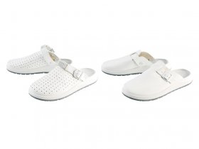 OB-Berufsschuhe, Leder-Clogs, antistatisch