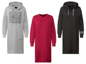 CRIVIT by Jette Sport Damen Sweatkleid mit Baumwolle