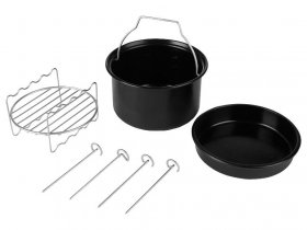 SILVERCREST® Heißluftfritteusen-Zubehörset mit ILAG® Antihaftbeschichtung
