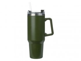 LIVARNO home Doppelwandiger Edelstahl-Becher mit Griff