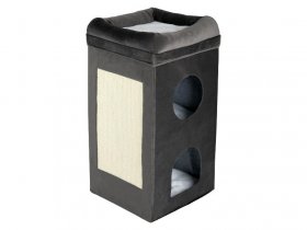 zoofari® Kratztonne mit Kissen, 39 x 77 x 39 cm