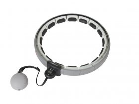 CRIVIT Hula-Hoop-Reifen mit Gewicht, mit LED-Display und Zählfunktion