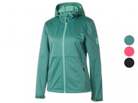 CRIVIT Damen Softshelljacke, winddicht und atmungsaktiv
