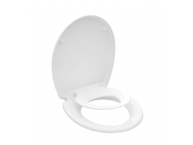 Schütte WC Sitz Duroplast FAMILY WHITE mit Absenkautomatik und Schnellverschluss