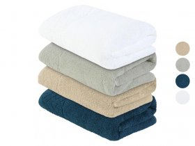 LIVARNO home Frottier-Duschtuch 70 x 140 cm