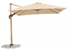 Schneider »Rhodos Twist Woody«, 300 x 300 cm, mit integrierter Kurbel