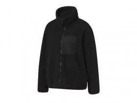 CRIVIT Damen Jacke, aus weichem Lammfellimitat