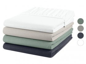 LIVARNO home Spannbettlaken Jersey 180-200x200x25cm