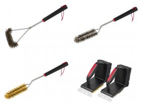 GRILLMEISTER Grillbürste mit Softgrip