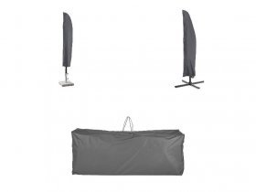 LIVARNO home Sonnenschirm- Schutzhülle / Polsteraufl agen- Aufbewahrungstasche, mit wasserabweisender PVC-Beschichtung