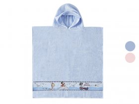 Dyckhoff Frottier Poncho, 70 x 70 cm, mit Kapuze