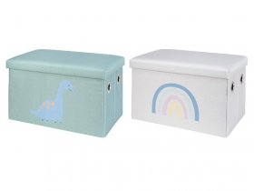 LIVARNO home Kinder-Sitztruhe, mit Dino- oder Regenbogenmotiv