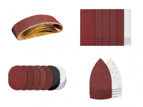 PARKSIDE® Schleifpapier-Set für Bandschleifer / -Schwingschleifer / -Exzenterschleifer / -Multischleifer