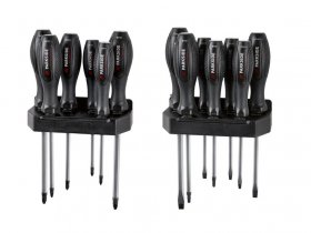 PARKSIDE PERFORMANCE® Meißelschraubendreher-Satz, 15-teilig, mit Schlagkappe