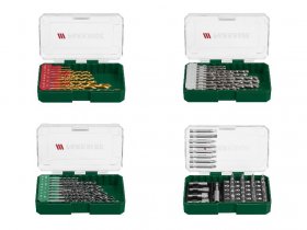 PARKSIDE® HSS-Spiralbohrer-Set / Steinbohrer-Set / Holzbohrer-Set / Bitschrauber-Set