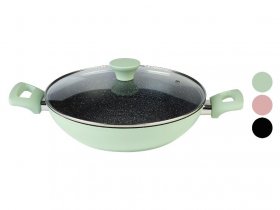 SILVERCREST® Aluguss-Servierpfanne, mit Glasdeckel