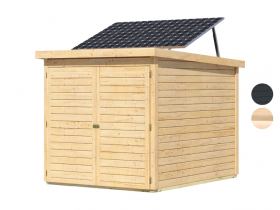 Karibu Fahrradgarage mit Solar