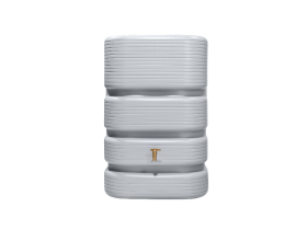 4rain QUADRO Wandtank 500 l, betongrau inkl. Aqua-Quick