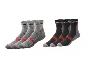 PARKSIDE® Herren Kurzschaft-Arbeitssocken, 3 Paar, mit Frottee-Sohle