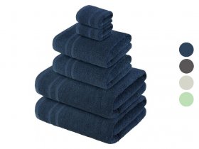 LIVARNO home Frottier-Set 350gsm 6tlg.