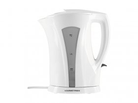 GOURMETmaxx Wasserkocher 1,7 l 2200W weiß/grau
