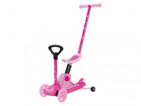 Playtive 4-in-1 Kleinkinder Scooter, mit höhenverstellbarem Sattel