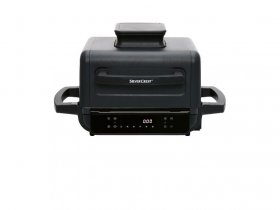 SILVERCREST® KITCHEN TOOLS Heißluftfritteuse mit Grill- und Räucherfunktion »SHLFS 2200 A1«, 2200 W, 3,8 l