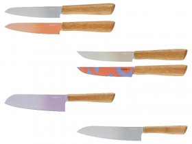 LIVARNO home Küchenmesser mit Bambusgriff FSC