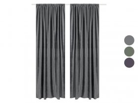 LIVARNO home Vorhang Samt, 135 x 254 cm