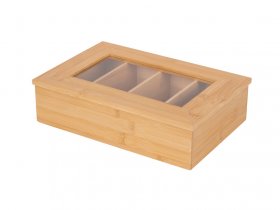Wenko Teetreppe/Kaffee-/Teebox aus Bambus