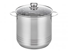 ELO Basic Brillant Großraumtopf aus Edelstahl 9 l