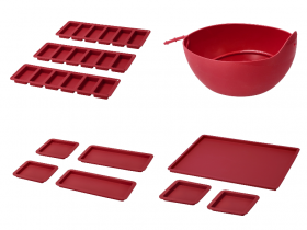 SILVERCREST® Silikon-Riegelformen-Set / Brotbackform / Backmatten-Set, für maximale Antihaftwirkung ohne Einfetten