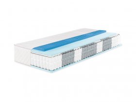 f.a.n. 7-Zonen-Boxspring-Matratze, integrierte Thermogel-Auflage, mit Taschenfederkern
