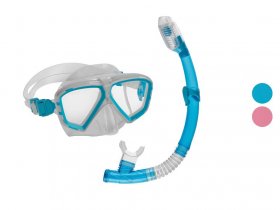 CRIVIT Damen/Herren Schnorchel Set; 2-teilig