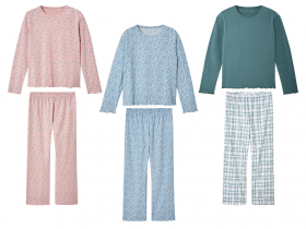 esmara® Kinder Pyjama, reine Baumwolle