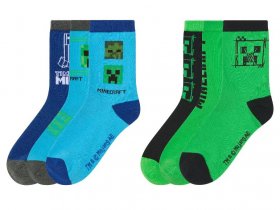 Kinder-Socken »Minecraft«, 3 Paar