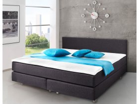 SUN GARDEN SUN GARDEN Bett in Boxspringoptik »ADELAIDE«, mit Polsterung, Federkernmatratze und Topper