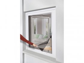 LIVARNO home Insektenschutzfenster, 110 x 130 cm, magnetisch