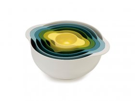 Joseph Joseph Duo 6-teiliges Schüssel-Set für die Zubereitung von Speisen