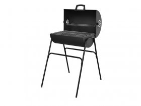 GRILLMEISTER Holzkohle Fassgrill »Kansas«, mit Gestell, B 60 x H 95 x T 79 cm